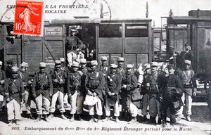 1 pułk Legii Cudzoziemskiej, Maroko, 1911 autorstwa Unbekannt