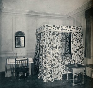 Sypialnia z domu majora Nicholasa Sewalla, w sekretarzu, 1930 autorstwa Unbekannt