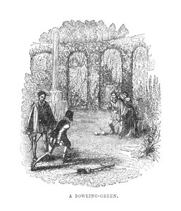 Bowling-Green, c1870 autorstwa Unbekannt