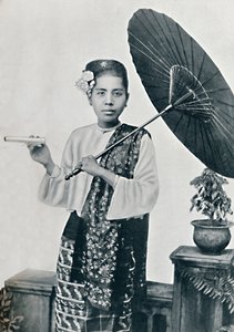 Birmańska dama, 1902 autorstwa Unbekannt