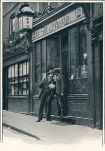 Sklep chiński, Limehouse, Londyn, ok. 1900 1901 r. autorstwa Unbekannt