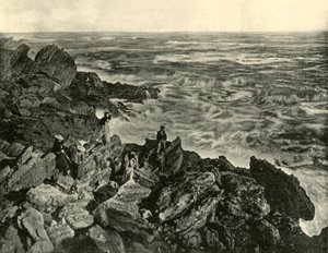 Scena na wybrzeżu w Warrnambool, 1901. autorstwa Unbekannt