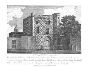 Ciekawa Brama w Stepney, 1791 autorstwa Unbekannt