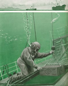 Nurek pracujący pod ogromną presją, 1935 autorstwa Unbekannt