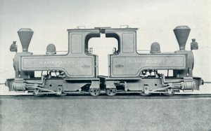 Lokomotywa podwójna, 1922. autorstwa Unbekannt