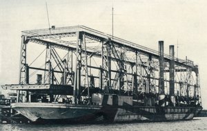 Pływająca kolej, 1922. autorstwa Unbekannt