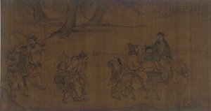 Grupa wędrownych robotników, 1368-1644. autorstwa Unbekannt