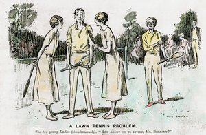Problem tenisa na trawniku, 1923 autorstwa Unbekannt