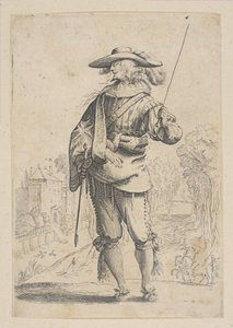 Mężczyzna trzymający plon, 1629. autorstwa Unbekannt