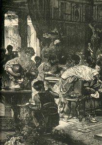 Bankiet rzymski, 1890. autorstwa Unbekannt