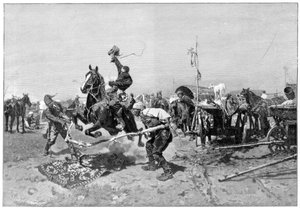 Rosyjskie targi koni, 1894 autorstwa Unbekannt
