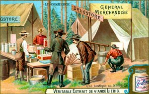 Sklep w Klondyke, ok.1900 autorstwa Unbekannt