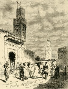 Ulica w Fezie, 1890. autorstwa Unbekannt