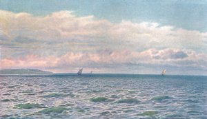 Słoneczny dzień w Solent, ok. 1900. autorstwa Unbekannt