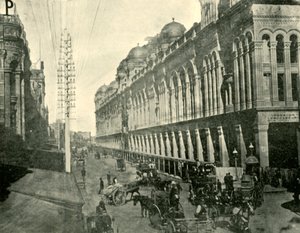 Widok ulicy Sydney, 1901. autorstwa Unbekannt