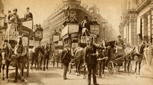 Blok drogowy w 1900 r. - Scena przed dworkiem, 1933 r. autorstwa Unbekannt