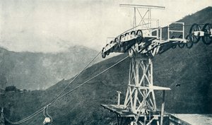 Widok na kolejkę linową, 1922. autorstwa Unbekannt
