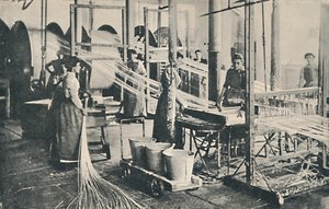 Zakład produkcji stożków woskowych, 1917 autorstwa Unbekannt