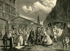 Wesele we flocie, ok. 1740, ok. 1872. autorstwa Unbekannt