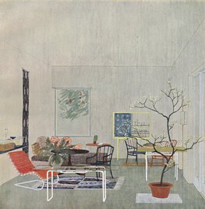 Projekt Gartenraum autorstwa Georga Steinklammera z Wiednia, 1935 autorstwa Unbekannt