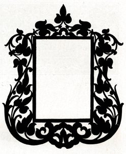 Projekt ramki do obrazu Estetyka, 1898 autorstwa Unbekannt