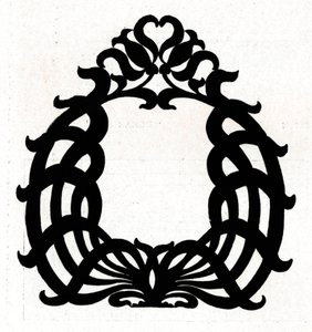 Projekt ramki do zdjęć zatytułowanej Sixpence, 1898 autorstwa Unbekannt