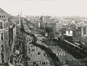 Dzień świąteczny w amerykańskiej stolicy, Waszyngtonie, USA, 1895 r. autorstwa Unbekannt