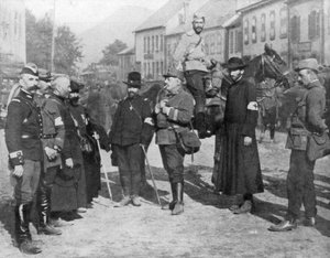 Grupa kapelanów wojskowych, I wojna światowa, 1914 autorstwa Unbekannt
