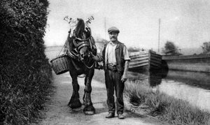 Koń ciągnący barkę, 1926-1927 autorstwa Unbekannt
