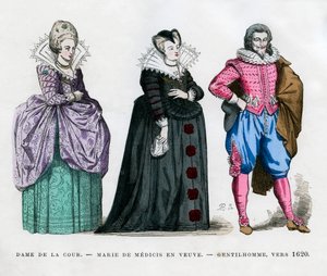 Dama dworska Maria de Medici jako wdowa i dżentelmen, ok. 1620 1882-1884 autorstwa Unbekannt