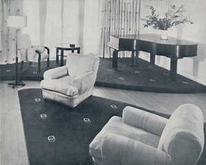 Salon zaprojektowany i wykonany przez Iana Henderson & Co., Londyn, 1935 autorstwa Unbekannt