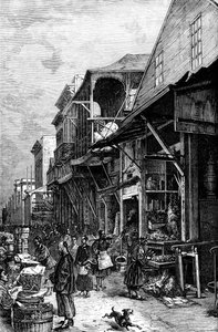 Rynek w San Francisco, Kalifornia, USA, połowa XIX wieku ok. 1880 r. autorstwa Unbekannt