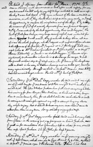 Strona z dziennika Johna Newtona, 1750-1754 1965 autorstwa Unbekannt