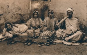 Fotografia przedstawiająca tradycyjne ludy arabskie, ok. 1909 autorstwa Unbekannt