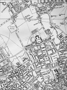 Plan Holborn, St Giles i St Pancras, Londyn, 1800 1911 autorstwa Unbekannt