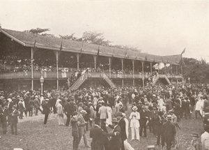 Część Derby Club Racecourse Enclosure, 1914 autorstwa Unbekannt