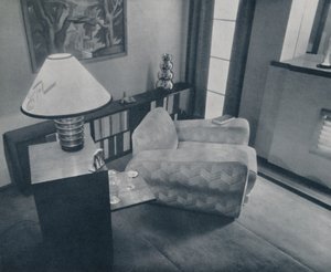 Mały pokój zaprojektowany i umeblowany przez Michaela Dawna, Bedford, Anglia, 1935 autorstwa Unbekannt