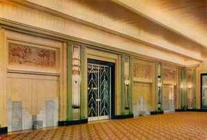 Widok nowej sali balowej w hotelu Claridges według projektu Oswalda P. Milne, 1933 autorstwa Unbekannt