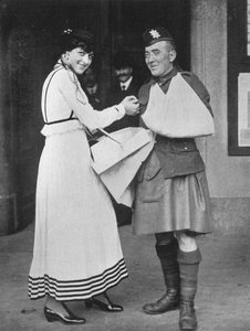 Incydent w dniu flagi dobroczynności wojennej, 1915 autorstwa Unbekannt