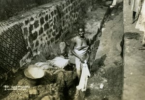 Praczka, Sierra Leone, XX wiek autorstwa Unbekannt