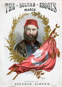 Abd-ul-Aziz 1830-1876, sułtan Turcji od 1861, c1871 autorstwa Unbekannt