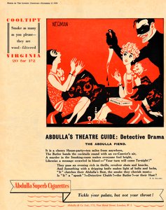 Przewodnik po teatrze Abdullas: Dramat detektywistyczny - Diabeł Abdulla, 1939 autorstwa Unbekannt