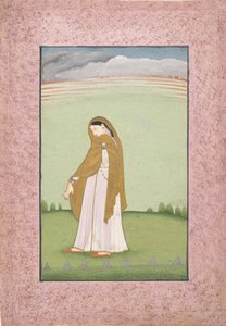 Abhisarika Nayika, bohaterka tęsknota za swoim kochankiem 1790-1800. autorstwa Unbekannt