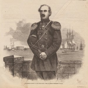 Admirał Stepan Stepanovich Lesovsky 1816-1866, 1863 autorstwa Unbekannt