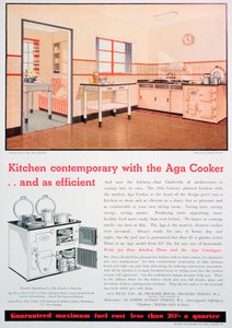 Reklama kuchenek Aga, 1936 autorstwa Unbekannt