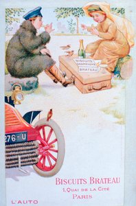 Reklama ciastek Brateau, ok. 1900 autorstwa Unbekannt