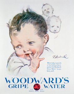 Reklama Woodwards Gripe Water, 1925 autorstwa Unbekannt