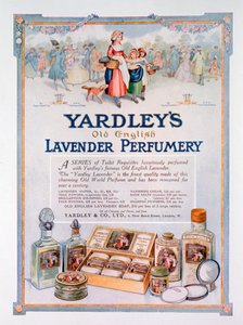 Ogłoszenie perfumerii Yardleys Old English Lavender, 1923 autorstwa Unbekannt