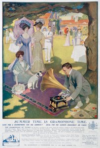 Reklama firmy Gramophone and Typewriter Co, 1907 autorstwa Unbekannt