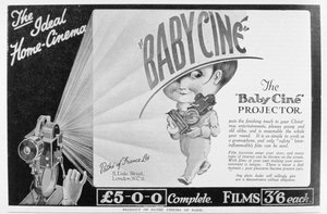 Reklama projektora filmowego Pathe Babycine, 1926 autorstwa Unbekannt